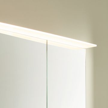 Laguna Spiegelschränke Aufbau- u. Aufsatzleuchte - 60 cm, asymmetrisch