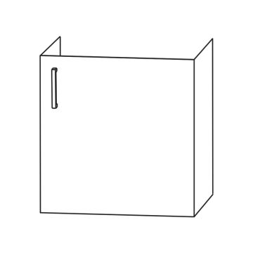 Laguna Waschtischunterschrank - 43 cm Skizze