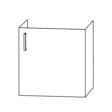 Laguna Waschtischunterschrank 53 cm Skizze