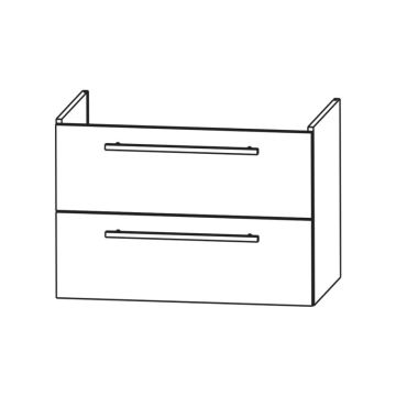 Laguna Waschtischunterschrank 45 cm Skizze