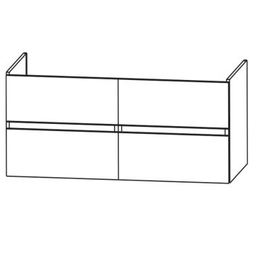 Laguna Waschtischunterschrank 120 cm Skizze