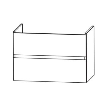 Laguna Waschtischunterschrank 67 cm Skizze