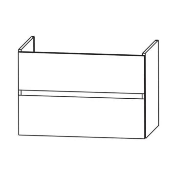 Laguna Waschtischunterschrank 68 cm Skizze