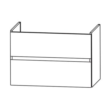 Laguna Waschtischunterschrank 71 cm Skizze