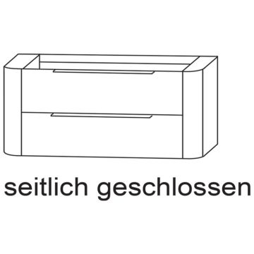 Laguna Orbis Waschtischunterschrank - 151 cm Skizze