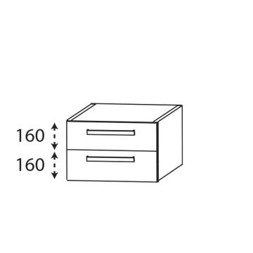 Laguna Platino 2.0 Plattenunterschrank - 30 cm Skizze