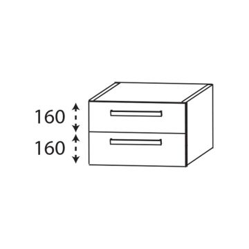 Laguna Platino 2.0 Unterschrank - 40 cm Skizze