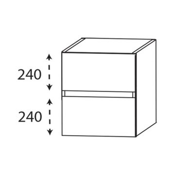 Laguna Platino 2.0 Waschtischunterschrank - 80 cm Skizze