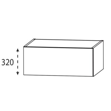 Laguna Platino 2.0 Waschtischunterschrank - 100 cm Skizze