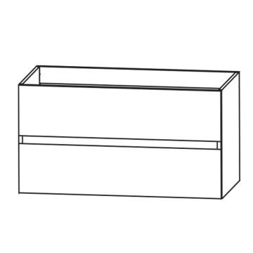 Laguna Platino 2.0 Waschtischunterschrank - 120 cm Skizze
