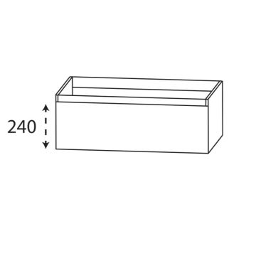 Laguna Reflex Waschtischunterschrank - 90 cm Skizze