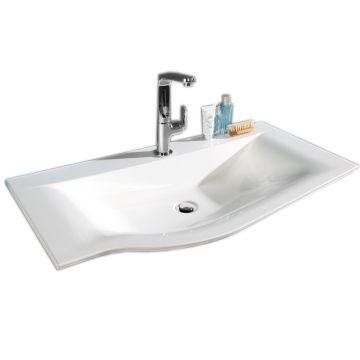 Laguna Laola Möbelwaschtisch - 90,6 cm, STONEPLUS Variante links