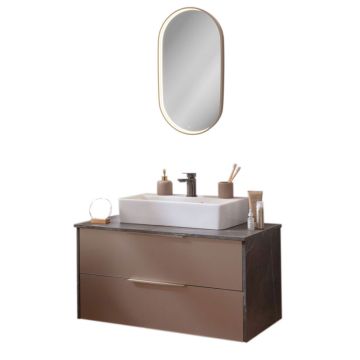 Lanzet Vidro Badmöbel Set 9 - 90 cm