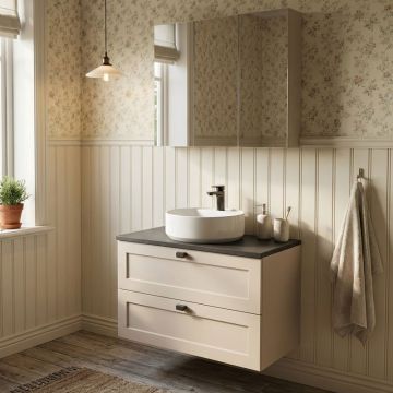 Nobilia Country Badmöbel Set 15 - 90 cm Ambientebild