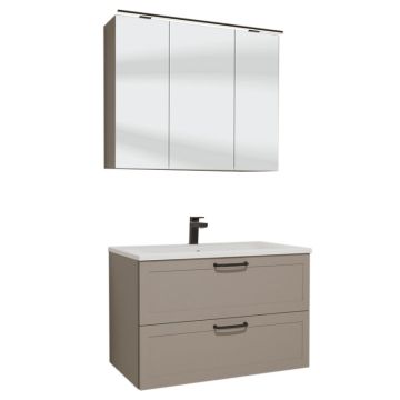 Nobilia Country Badmöbel Set 8 - 90 cm