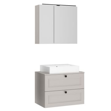 Nobilia Country Badmöbel Set 10 - 80 cm