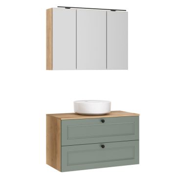 Nobilia Country Badmöbel Set 21 - 100 cm