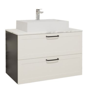 Nobilia Country Waschtisch mit Unterschrank Set 17 - 90 cm