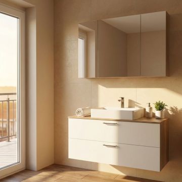 Nobilia Urban Style Badmöbel Set 18 - 120 cm Ambiente