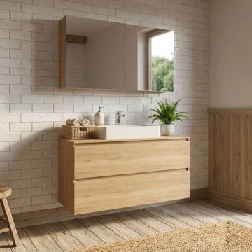 Nobilia Relax Badmöbel Set 15 -120 cm Ambientebild