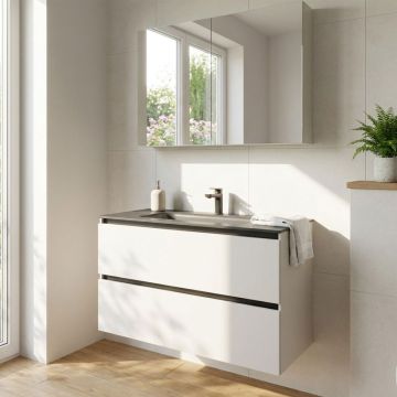 Nobilia Relax Badmöbel Set 7 - 101 cm Ambientebild
