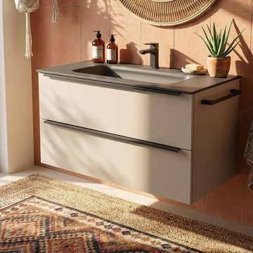 Nobilia Valea Waschtisch mit Unterschrank Set 8 - 100 cm Ambi