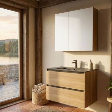 Nobilia Valea Line N Badmöbel Set 9 - 81 cm Ambientebild