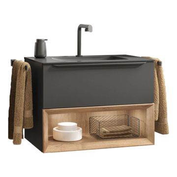 Nobilia Sophie Waschtisch mit Unterschrank Set 4 - 81 cm