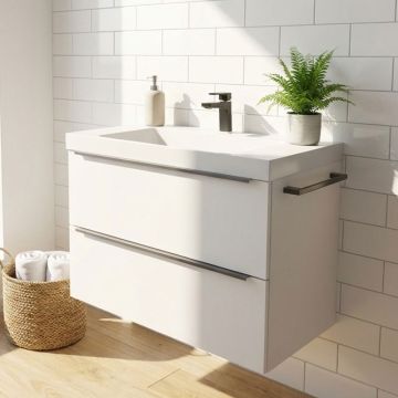 Nobilia Nio Waschtisch mit Unterschrank Set 4 - 81 cm Ambientebild