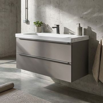 Nobilia Nio Waschtisch mit Unterschrank Set 8 - 121 cm Ambientebild