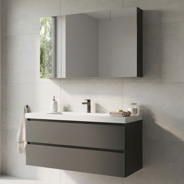 Nobilia Nio Line N Badmöbel Set 16 - 121 cm Ambientebild