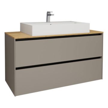 Nobilia Malu Line N Waschtisch mit Unterschrank Set 16 - 122 cm