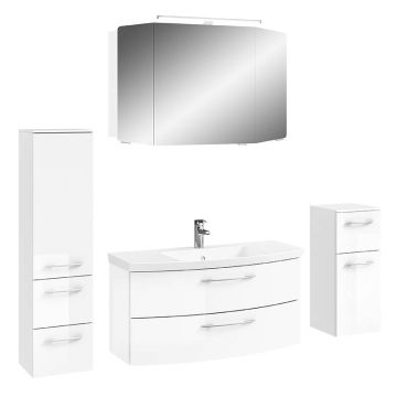 Pelipal Cassca Badmöbel Set - SPRINT - 101 cm + 2x 30 cm