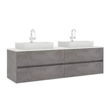 Pelipal Serie 6010 Waschtisch mit Unterschrank Set 183 cm