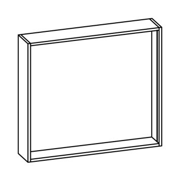 Pelipal Flächenspiegel Badspiegel 103 cm Skizze