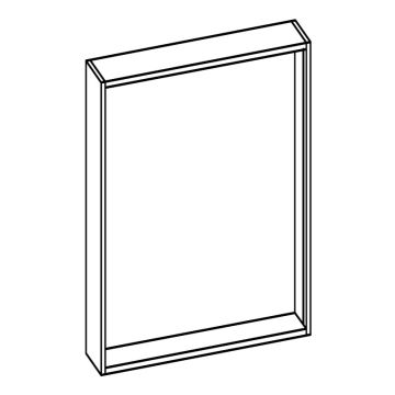 Pelipal Flächenspiegel Badspiegel 53 cm Skizze