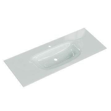 Pelipal PCON Glaswaschtisch 137 cm Optiwhite