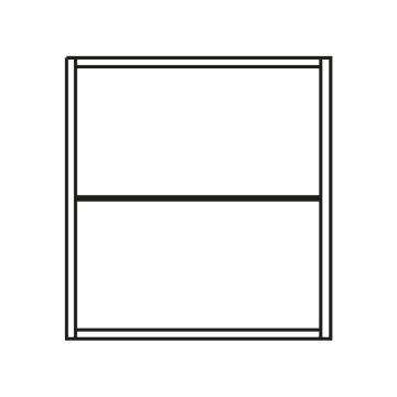 Pelipal PCON Wandschrankregal 45 cm Skizze