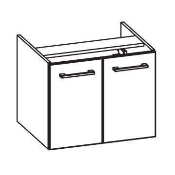 Pelipal PCON Unterschrank 60 cm Skizze