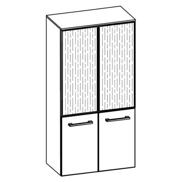 Pelipal Universelle Beimöbel Mittelschrank 60 cm Skizze