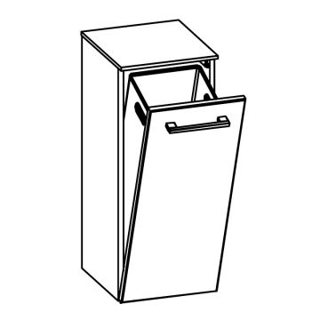 Pelipal Universelle Beimöbel Highboard - 30 cm Skizze