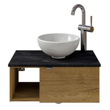 Pelipal Serie 6915 Keramik-Aufsatzbecken mit Unterschrank 61 cm