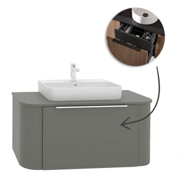 Pelipal Serie 7200 Waschtisch mit Unterschrank Set 107 cm