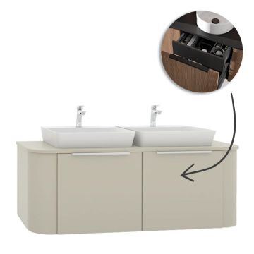 Pelipal Serie 7200 Waschtisch mit Unterschrank Set 137 cm