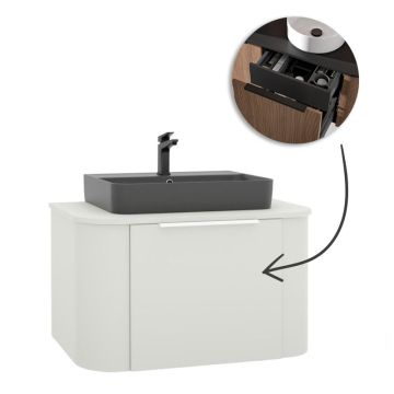 Pelipal Serie 7200 Waschtisch mit Unterschrank Set 87 cm