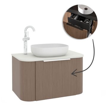 Pelipal Serie 7200 Waschtisch mit Unterschrank Set 87 cm