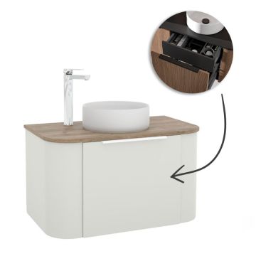 Pelipal Serie 7200 Waschtisch mit Unterschrank Set 87 cm