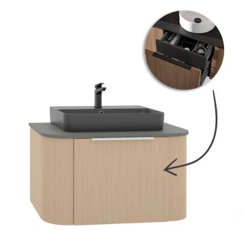 Pelipal Serie 7200 Waschtisch mit Unterschrank Set 87 cm