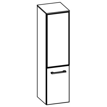 Pelipal Serie 6005 Hochschrank - 50 cm Skizze