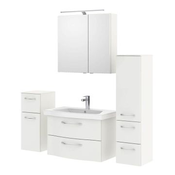 Pelipal Serie 6005 Badmöbel Set - SPRINT - 82 cm + 2x 30 cm